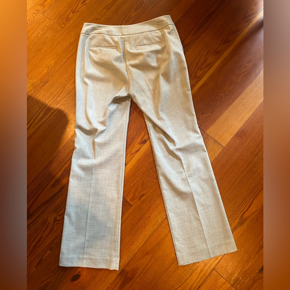 Ann Taylor Cream and Silver Pantsuit Elegant Design